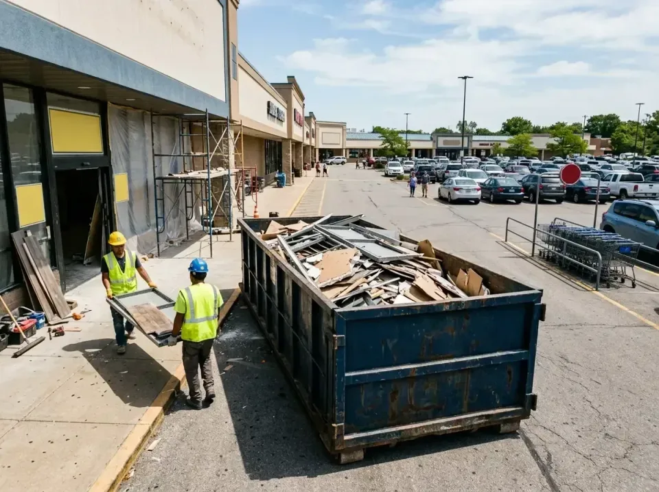 retail-store-renovation-debris-003 — frequently asked questions, Roll-off Dumpster Rentals in Odem, TX